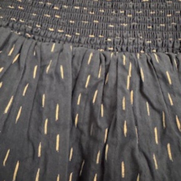 Falda Mini Boho Azul con Volantes (Blue Boho Mini Skirt with Ruffles) - Picture 3 of 6